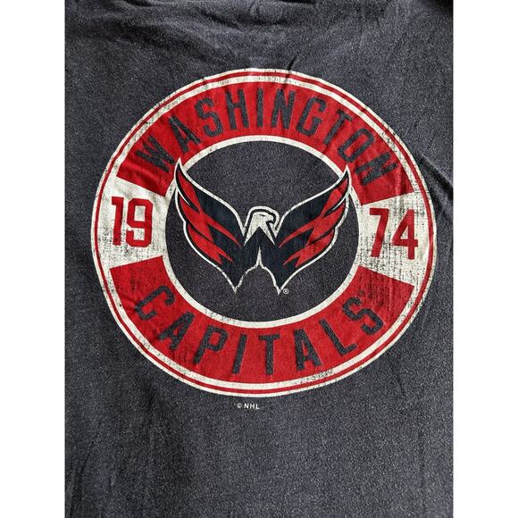 Washington Capitals NHL Genuine Merchandise Front & Back Graphic SS Gray XL - Picture 6 of 6
